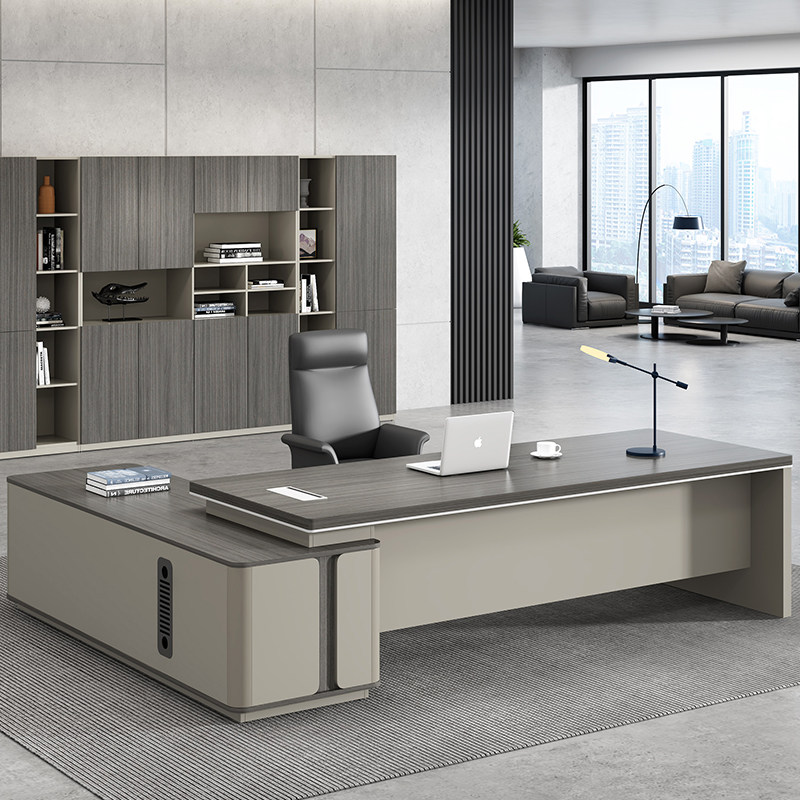 Boss Desk Chair Portfolio Brief Modern Chairman's Office Big Bandae Manager President Desk Desk-Taobao