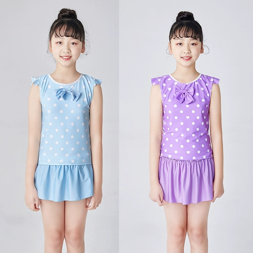 Детский раздельный купальник, детская униформа для школьников, 6-15 лет, большой размер, подходит для подростков