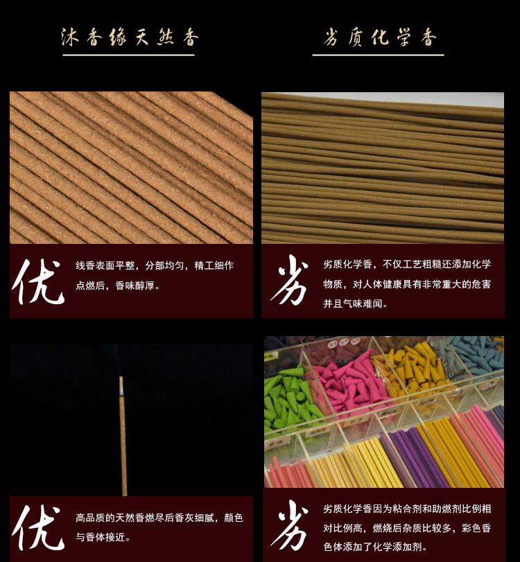 Nhang hương gỗ đàn hương tự nhiên Muxiangyuan Xingzhou nước chìm hương hương sức khỏe ngải cứu hương thơm gia vị - Sản phẩm hương liệu vòng trầm hương cho nam
