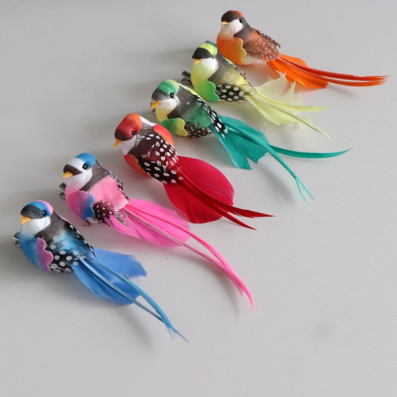 Simulated Bird, Simulated Feather Bird, Decorative Green Plant Clip, Plant Home Decoration, Fake Bird, Bionic Flower and Bird Display Plate Simulated Bird, Simulated Feather Bird, Decorative Green Plant Clip, Plant Home Decoration, Fake Bird, Bionic Flower and Bird Display Plate