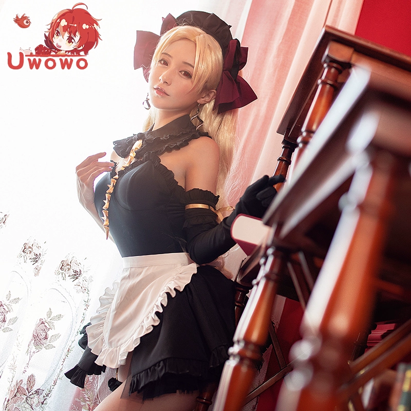 Pre-sale Uwowo Youwowo FATE FGO Ai Lexiu Ji Jiaer Rin Gun Maid quần áo cosplay nữ - Cosplay