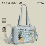 CHREES&KFLLH Оригинальная японская школьная юбка для школьников, сумка на одно плечо, униформа