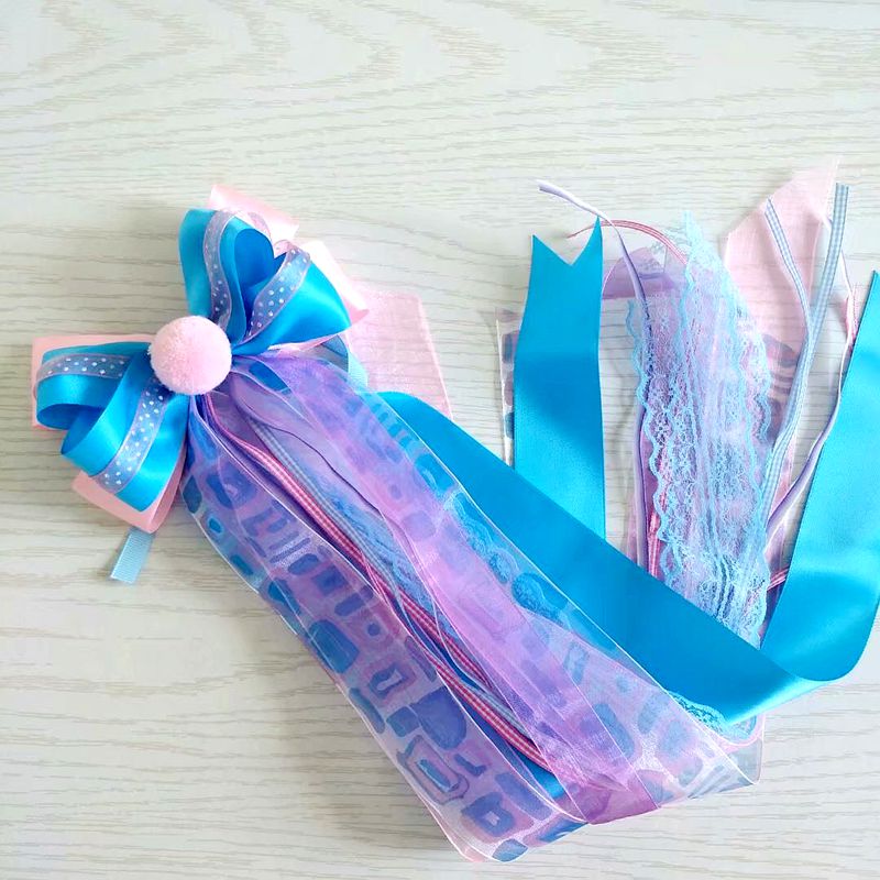Trẻ em cân bằng xe mũ bảo hiểm đồ trang sức cô gái dài streamer siêu cổ tích mũ bảo hiểm cậu bé mũ bảo hiểm ruy băng trang trí tùy chỉnh - Smart Scooter xe thăng bằng giá rẻ