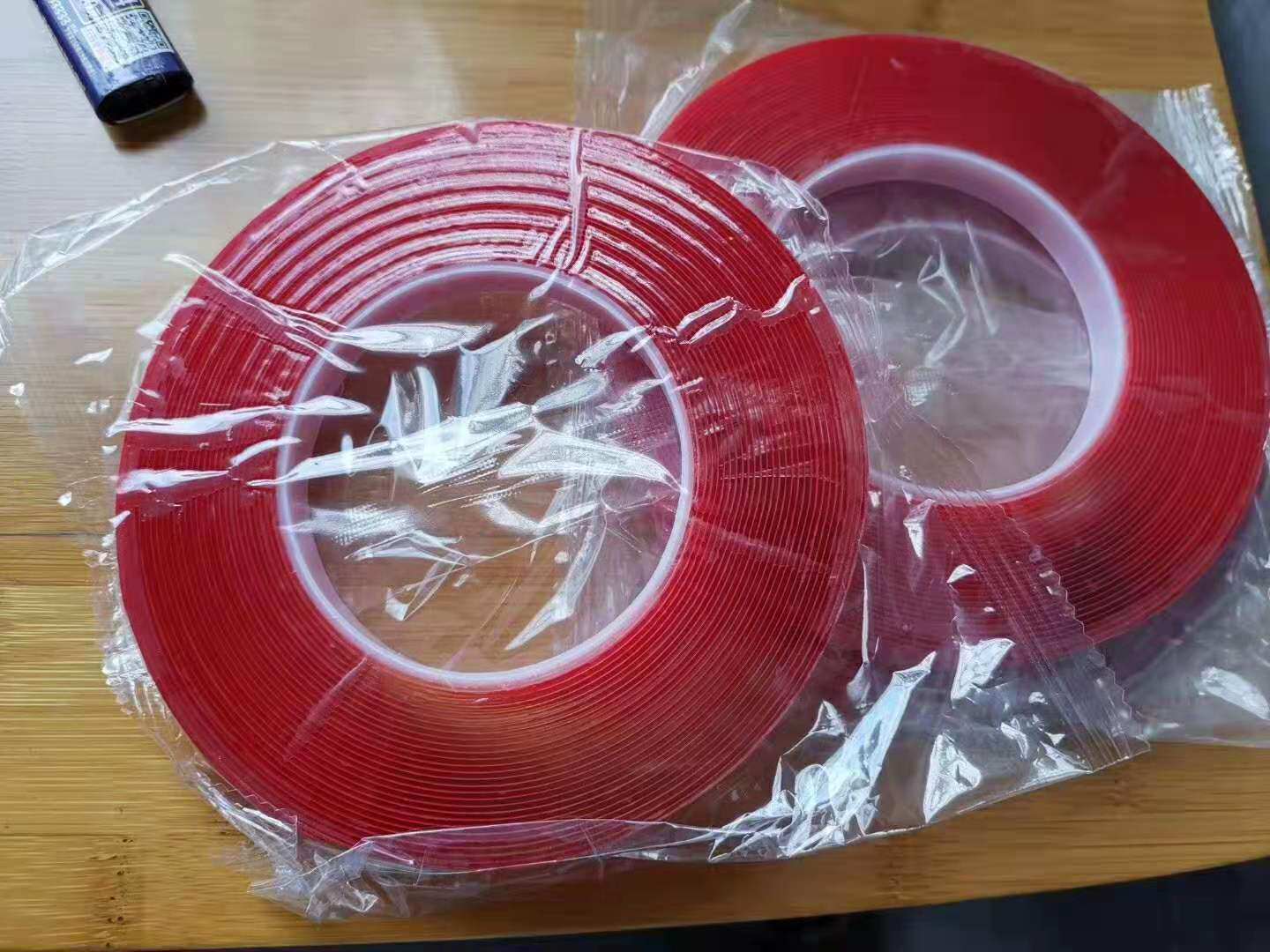 Acrylic card slot adhesive strip plexiglass card slot adhesive strip slot acrylic box special transparent double-sided adhesive strip