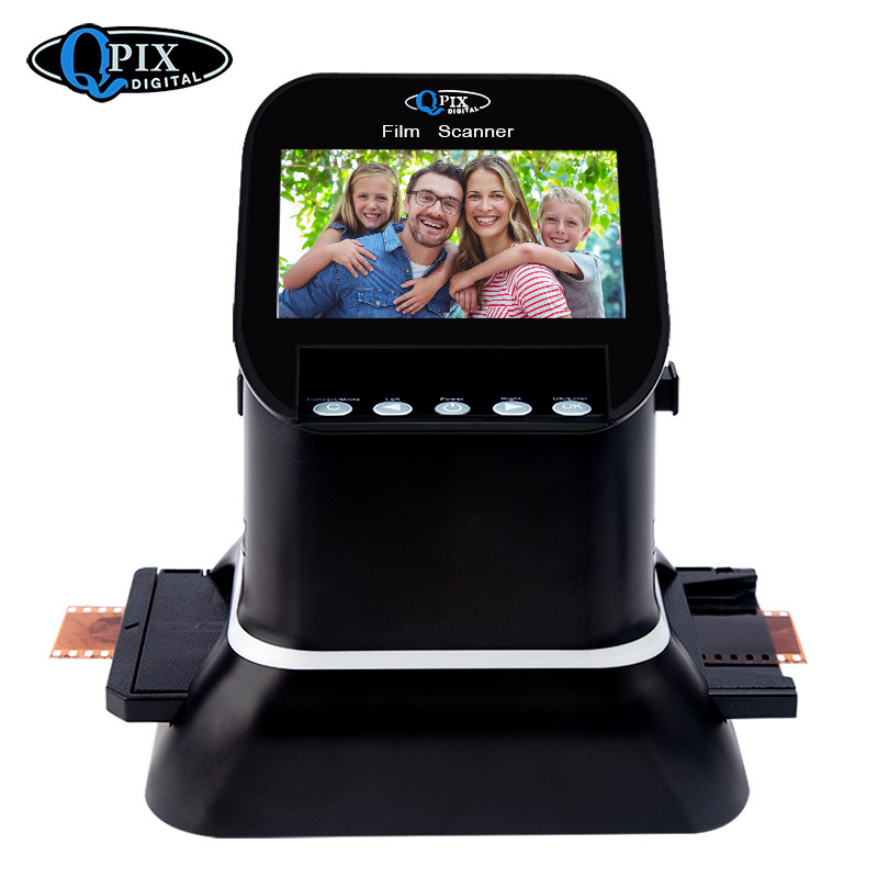 The first 120 film scanner supports 5 specifications 4 3-inch large screen 135 film scanner 22 million pixels