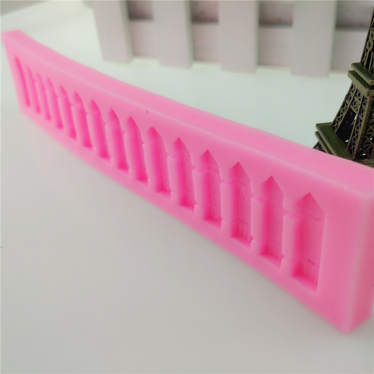 Hàng rào mô hình cây khuôn khuôn đất sét siêu nhẹ thực phẩm chơi thủ công silicone khuôn cảnh làm bánh kẹo mềm công cụ - Tự làm khuôn nướng khuôn làm bánh trung thu