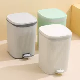 Легкая роскошная нога ступенька мусорная корзина