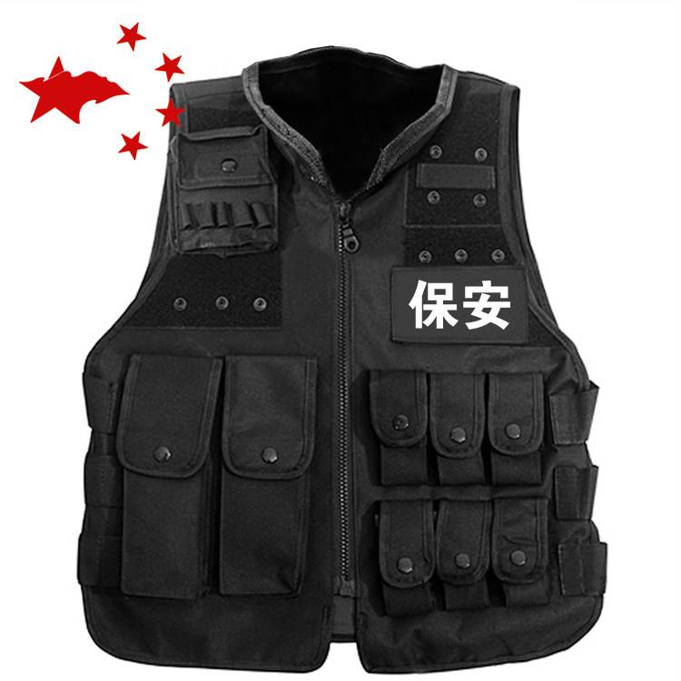 Multi-function tactical vest CS for training anti-thorn vest security tactical vest summer without collar