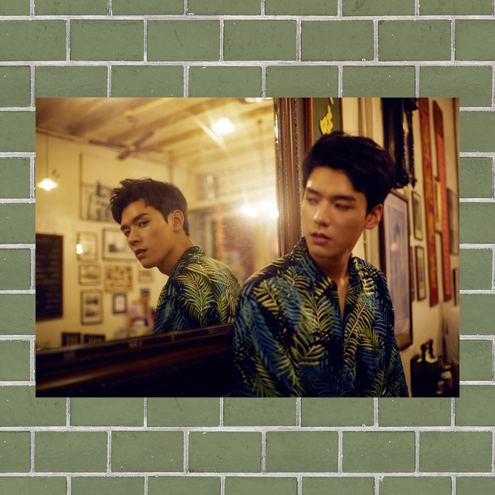 Gong Jun poster ESK242 for a total of 500 full 8 photos A3 photo wall stickup picture Weinker Row perimeter