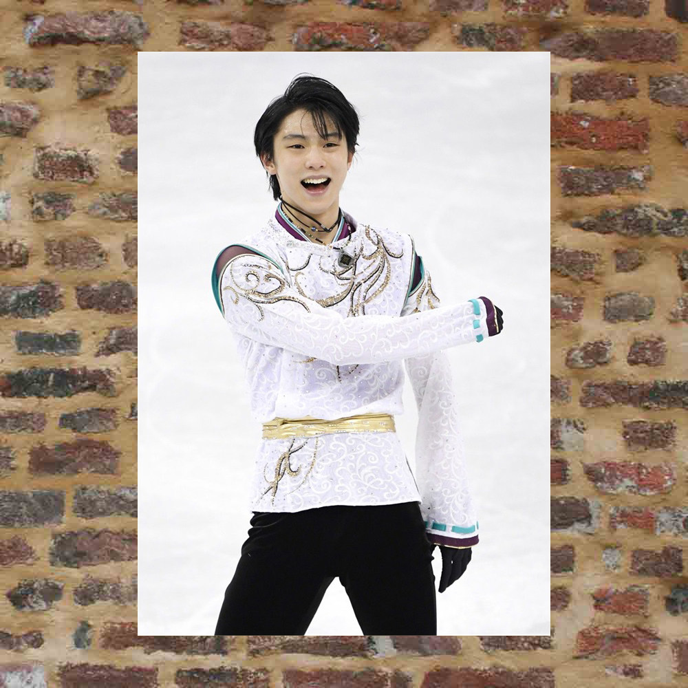 Yuzuru Hanyu poster custom ETK623 a total of 298 models, full of 8 A3 photos around Hanyu Yuzuru