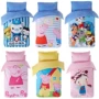 Coral nhung mẫu giáo quilt ba mảnh trẻ em quilt quilt chăn nap giường cũi lõi mùa đông 	bộ chăn ga gối quây cũi cho bé	