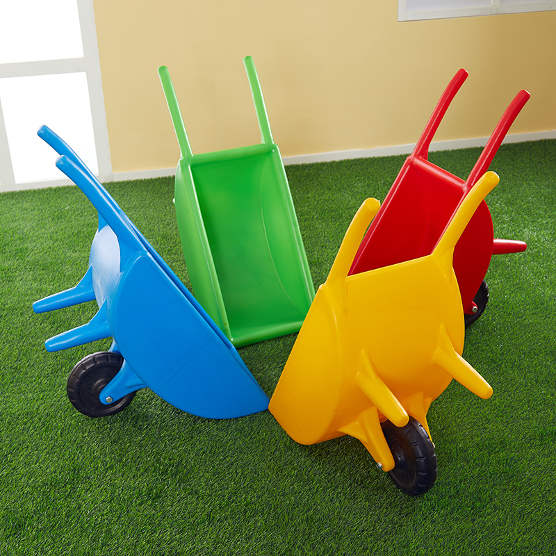 Kindergarten Sensory Integrated Training Trolley Baby Single Wheels Flip Bucket Car Children Thickened Unicycle Plastic Sand Water Toy