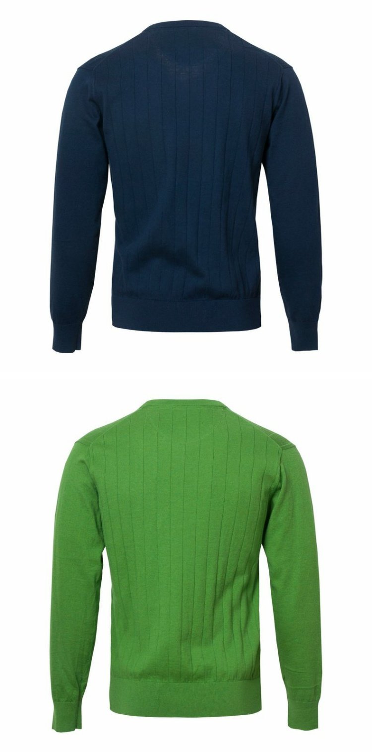 Pauls POLO quầy quần áo nam chính hãng Mùa xuân cashmere pha trộn áo len cổ chữ V dài tay PS14KS105 - Áo len Cashmere áo len nam