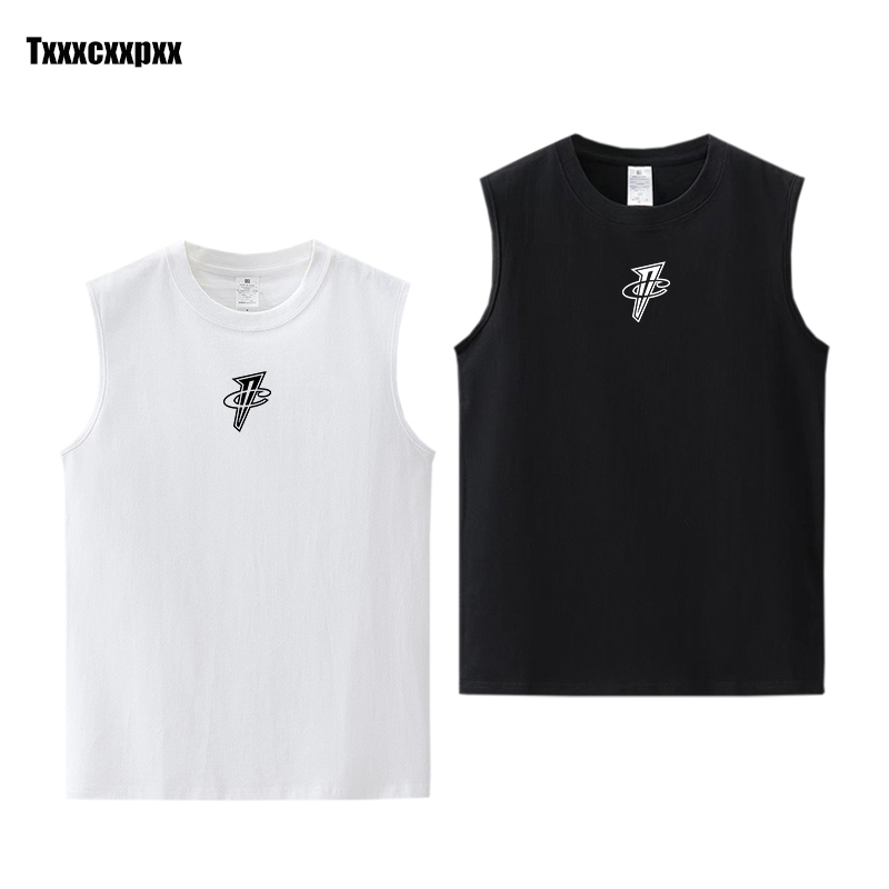 Magic Team No. 1 Penny Hardaway Logo Round Neck Sleeveless T-Shirt Sports Basketball Pure Cotton Vest Men's Trendy Clothing Magic Team No. 1 Penny Hardaway Logo Round Neck Sleeveless T-Shirt Sports Basketball Pure Cotton Vest Men's Trendy Clothing