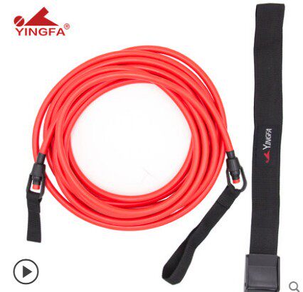 Yingfa swimming training water traction rope (used in water) tied to the waist to practice explosive power