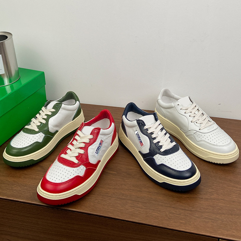 autry leather white shoes women's 2022 new Korean ept niche low-top flat casual sports retro board shoes