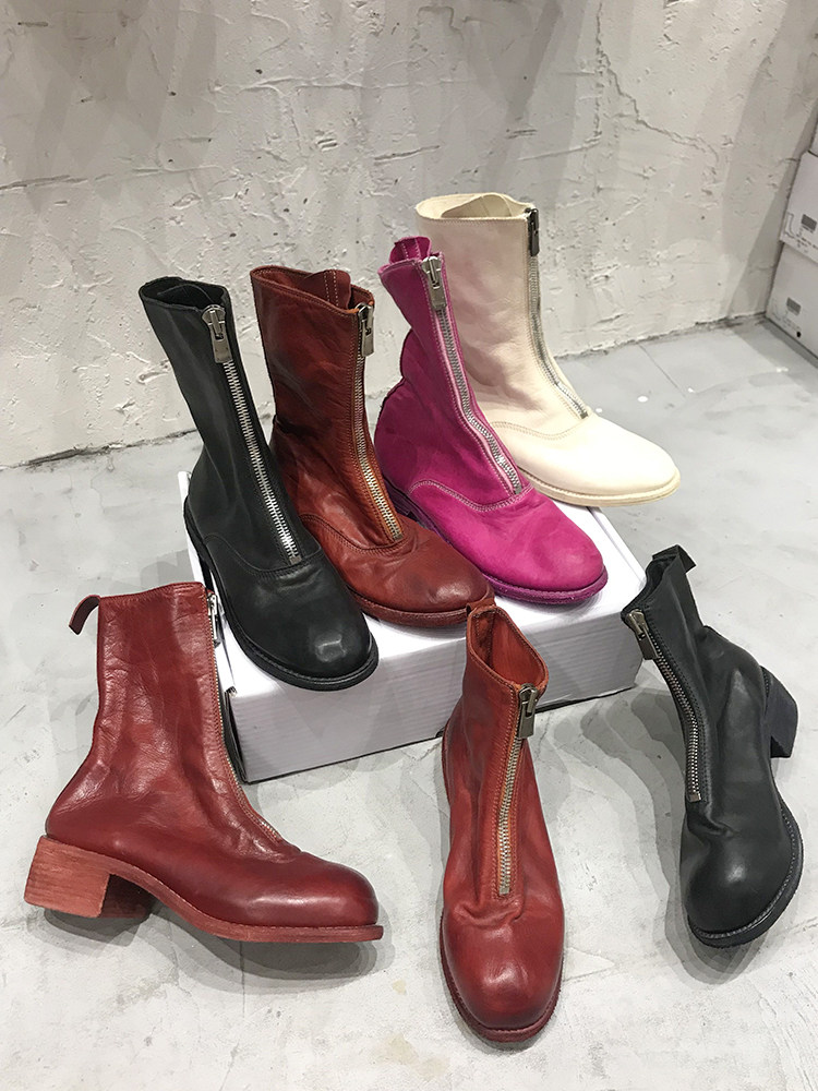 guidi Boots Ghost Boots 310 Pour Boots Net Red Shoes Woman 2020 New Skin Boots Front Zip Boots Martin Boots