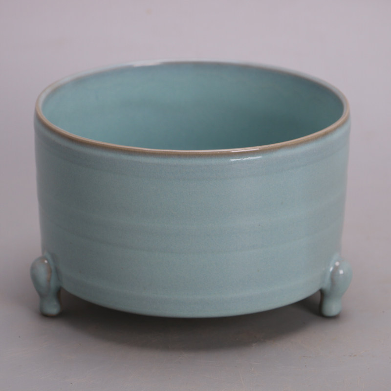 宋代汝窑青釉长颈瓶：穿越千年的美学瑰宝-仿古瓷器-淘宝好物网