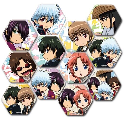 Ensky 銀魂六角吧唧銀時土方沖田高杉神威假髮辰馬日版