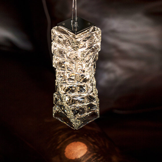 Songbeike Light Luxury Modern Imported Egyptian Crystal Small Chandelier Bar Island Entrance Light Creative Bedroom Bedside Lamp
