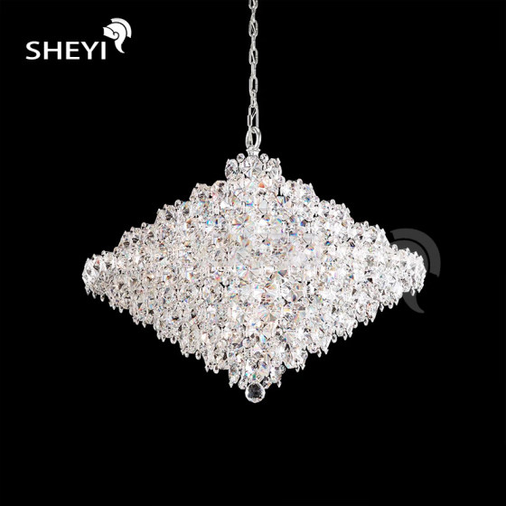 Egyptian Imported Crystal Chandelier, Light Luxury Songbek Villa Living Room, Dining Room, Bedroom, Study, Creative Diamond Crystal Lamp
