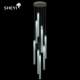 Manooi Imported Crystal Chandelier, Italian-Style Light Luxury Villa, Duplex Loft, High-Ceiling Stairwell Long Chandelier