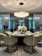Italian Lasvit Facet Handmade Glass Chandelier Modern Light Luxury Dining Room Artistic Creative Living Room Lighting Fixtures