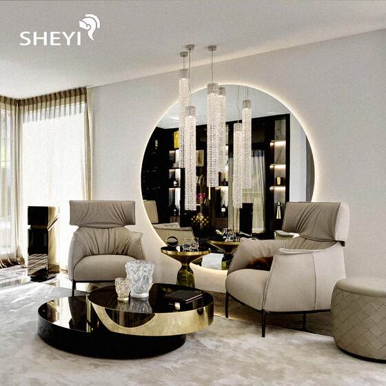 Manooi Imported Crystal Chandelier, Italian-Style Light Luxury Villa, Duplex Loft, High-Ceiling Stairwell Long Chandelier