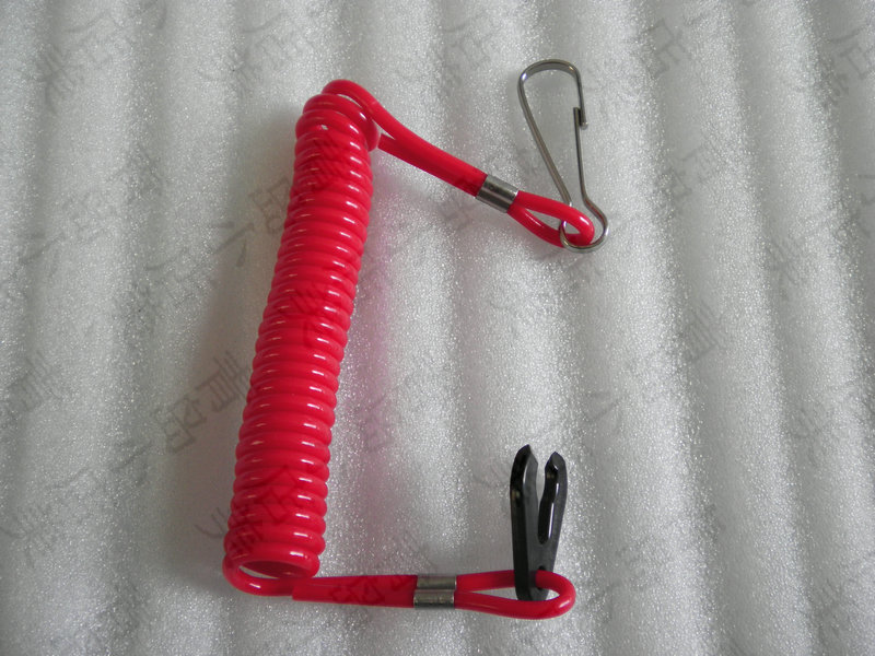 Assault boat outboard engine Yamaha flameout key rope flameout switch assembly