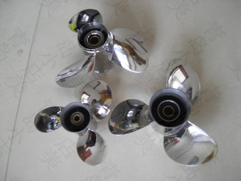 Rubber boat outboard machine mountain leaf stainless steel propeller 85 60 115 40 50 15 30