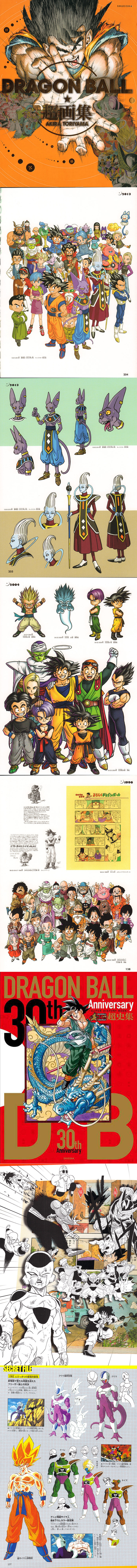 龙珠超画集超史集官方画册原画cg 游戏资料图集美术素材 Abc素材资源网
