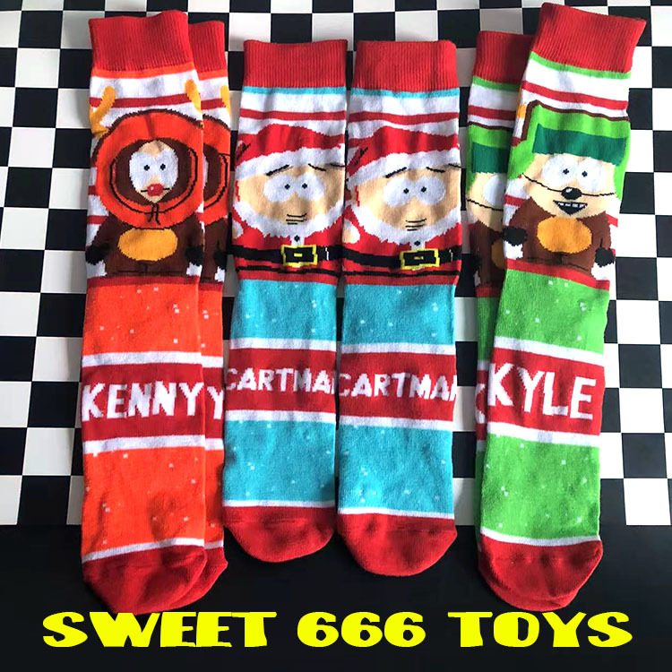 Foreign Order South Park Sausage Park Christmas Series Socks Mid-Calf Socks
