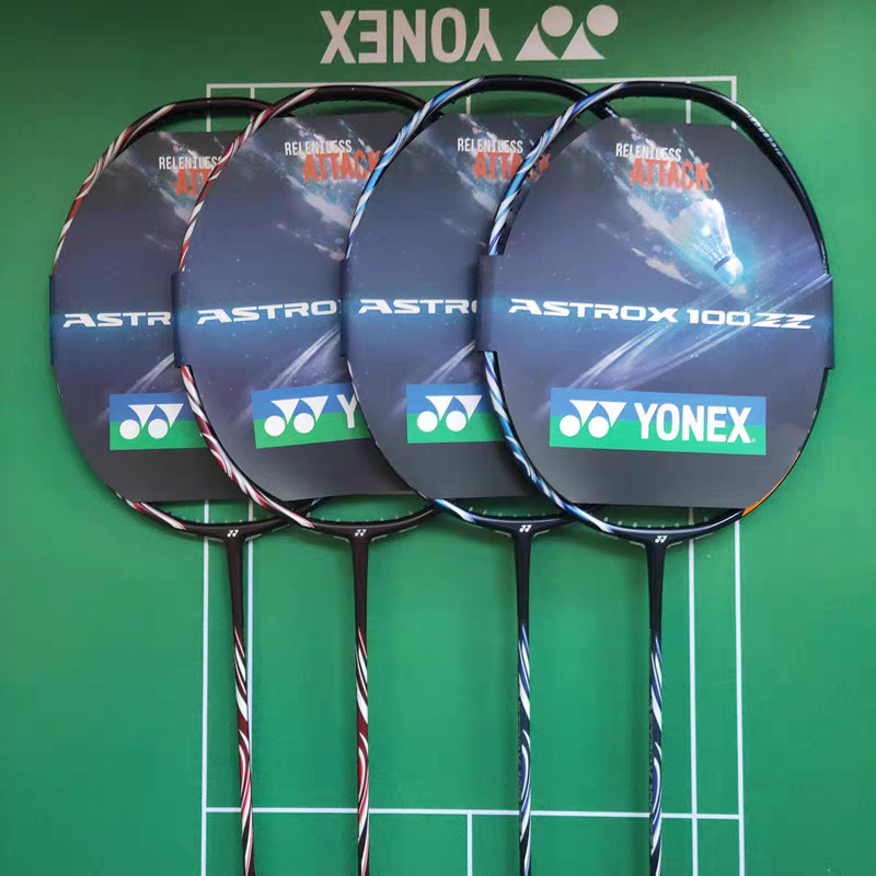 Yonex Badminton Racket Sky Axe 100Zz Navy Blue Red Sp Shi Yucheng Anseron Same Model