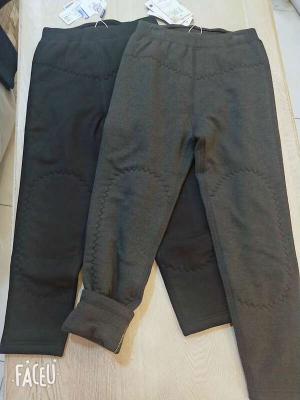Winnie Tommy Thermal Pants Children's Leggings Unisex Color Ram Three-Layer Thickened Wool Inner Wear 28611