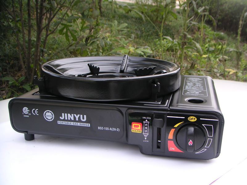 JINYU Kim Woo-style furnace windproof four-opening fire-saving hood embedded gas cooker with energy-saving hood kitchen