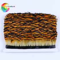 Wenshu feather cloth with Jaxi head feather cloth edge shoulder pad accessories catch dream net diy hot sale