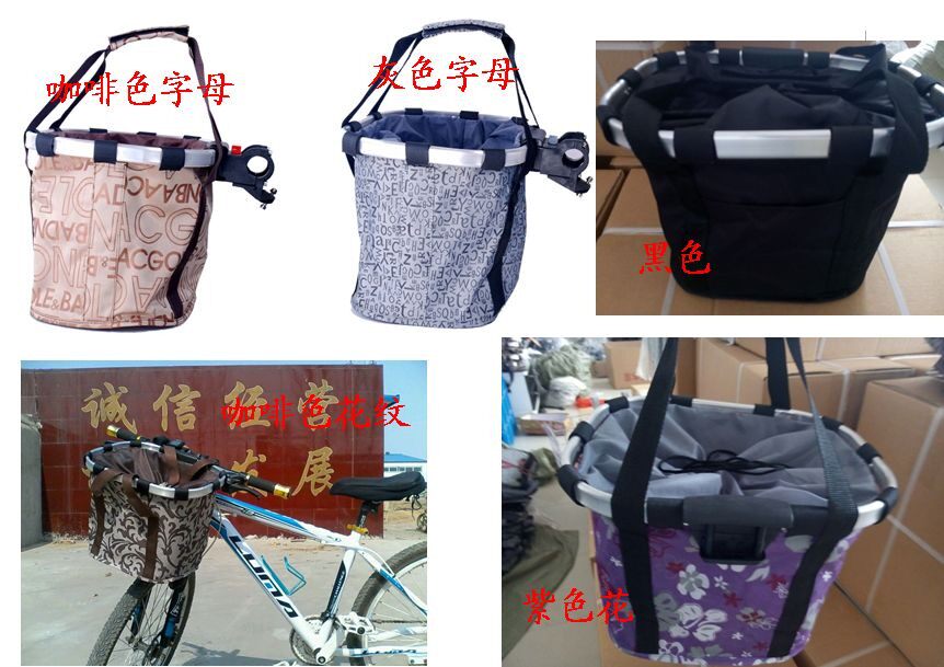 Panier pour vélo en toile - Ref 2267571 Image 8