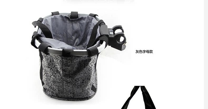 Panier pour vélo en toile - Ref 2267571 Image 6