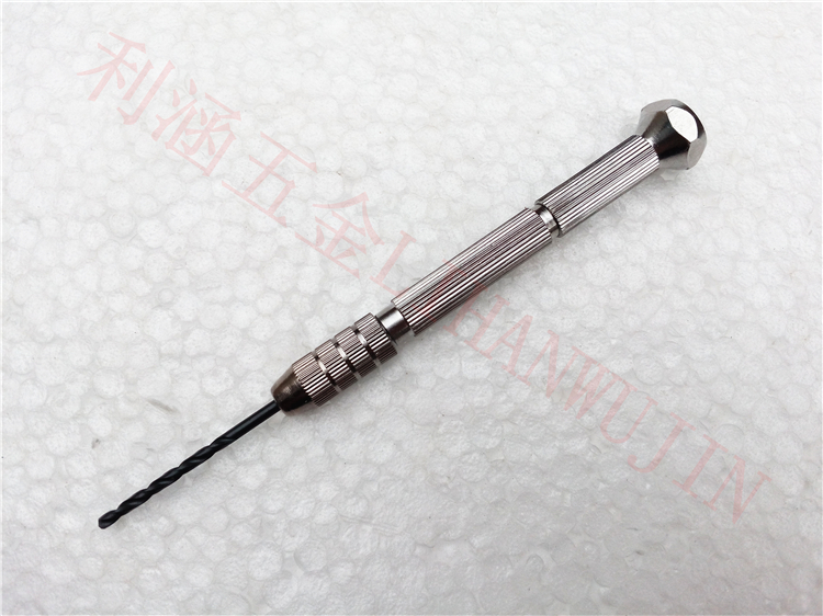 Khoan tay nhỏ khoan hổ phách sáp ong sáp óc chó mô hình wenwan mắt khoan lỗ công cụ khoan tay kìm bấm mạng