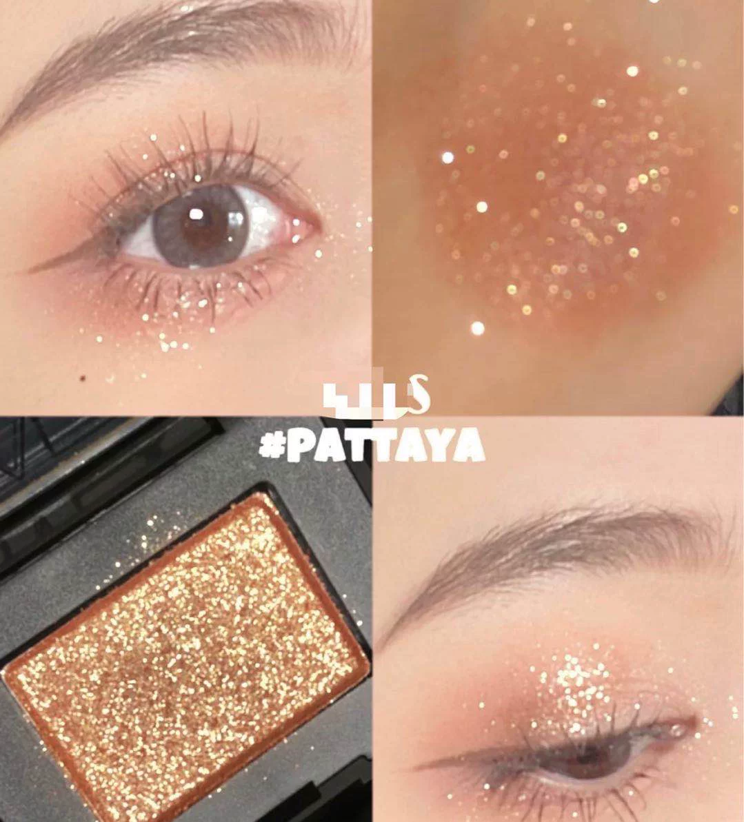 Палитра теней для век NARS однотонная Pattaya Pattaya блестящая цвет Melrose русалка ночь звезда