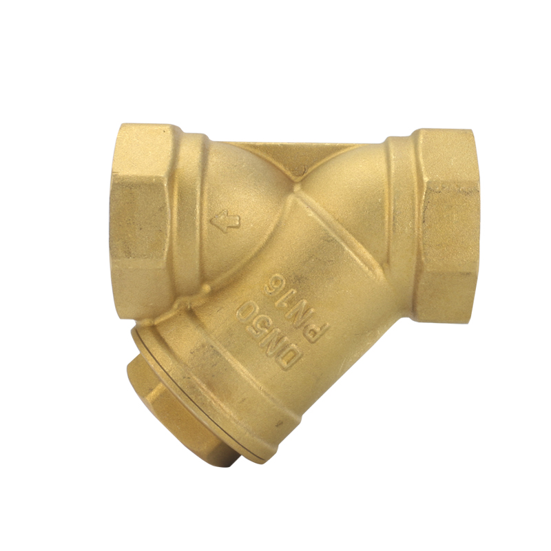 Thickened Brass Filter Booster Pump Central Air Conditioning Piping Y Type Valve 4 points 6 points 1 inch DN20DN25