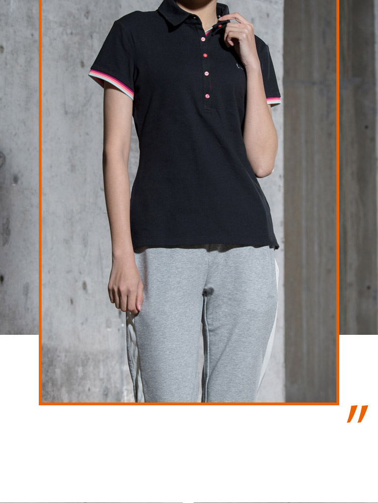 Li Ning ngắn tay áo sơ mi POLO đào tạo nữ loạt áo dệt kim ngắn mùa hè áo thể thao nữ thể thao mẫu áo polo