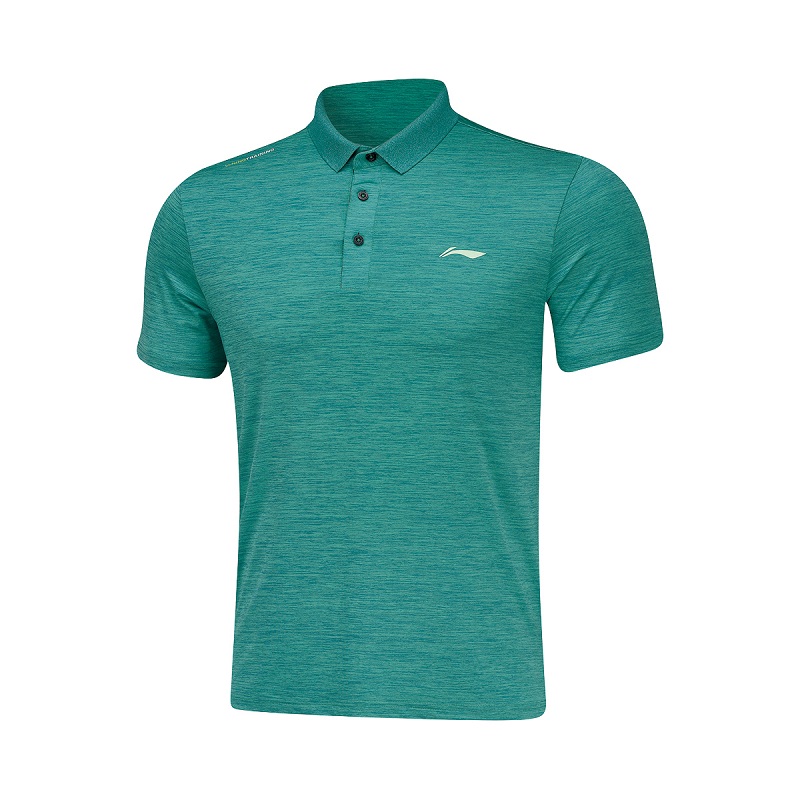 Li Ning thể thao POLO ngắn tay áo 2018 mới mùa hè của nam giới polo cơ thể áo sơ mi giản dị t 桖 ve áo thể thao nam mẫu áo polo nam