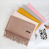 Зимний универсальный шарф, цветная бархатная утепленная осенняя демисезонная накидка из искусственного меха, коллекция 2023, в корейском стиле