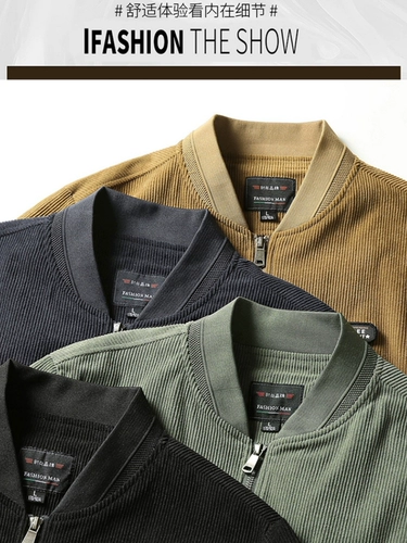 Мужская вельветовая стеганая утепленная зимняя куртка