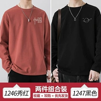 [Хлопок] 1246 Показать красный+[хлопок] 1247 черный