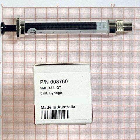 原装进口SGE气密进样针008760进样器5ml毫升注射器路厄锁可换针头