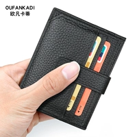 Мужской ультратонкий картхолдер, карточки, маленькая сумка через плечо, новая коллекция, из натуральной кожи