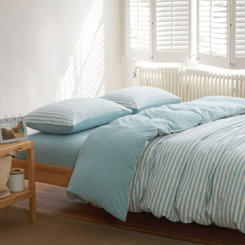 Pure cotton bunk bedding Four pieces of full cotton bed Bed Hat Style Bed Linen Quilt Cover 4 2 m x2 3 2 2 2 4