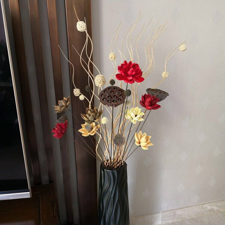 Vase Decoration Living Room Flower Arrangement Dried Flower